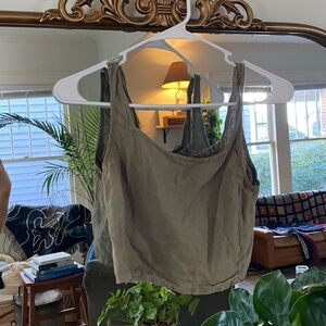 Olive Green Women's Tank Top